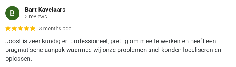 EMC ontstoring resultaat