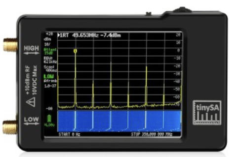 tinySA spectrum analyser